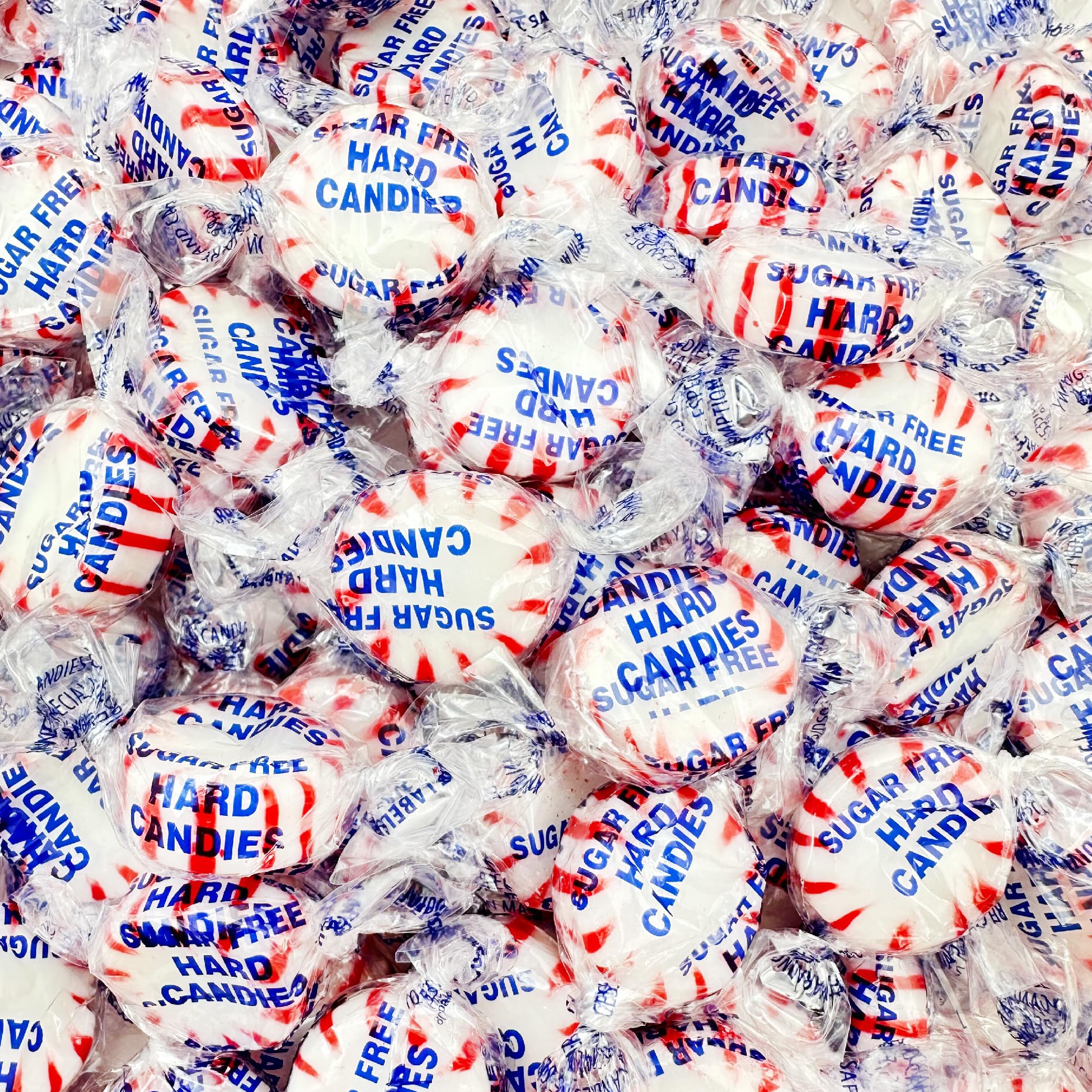 Sunny Island sugar-free Starlight Peppermints bag, great for sharing.