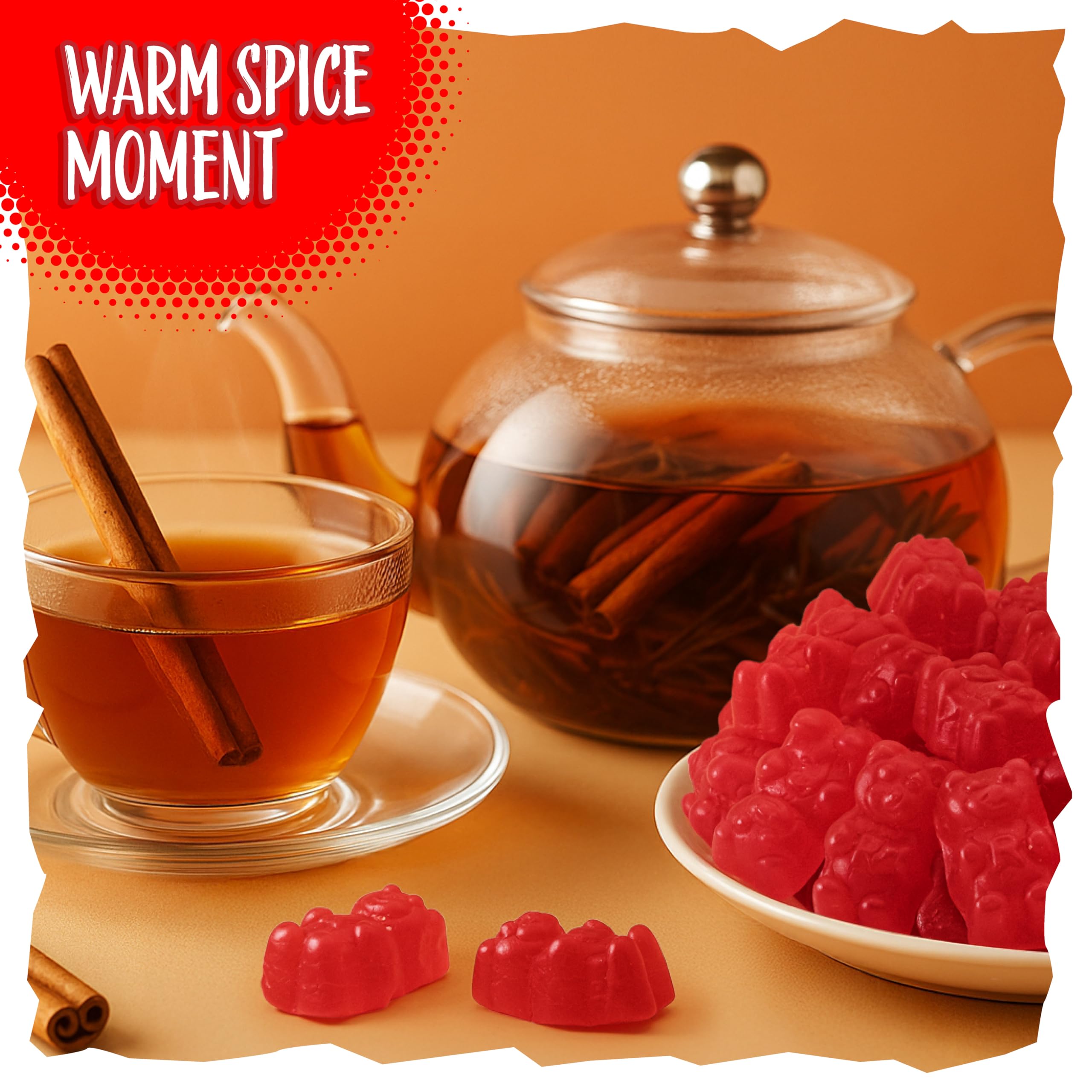 Sunny Island Cinnamon Bears ideal for candy buffets and party favors.