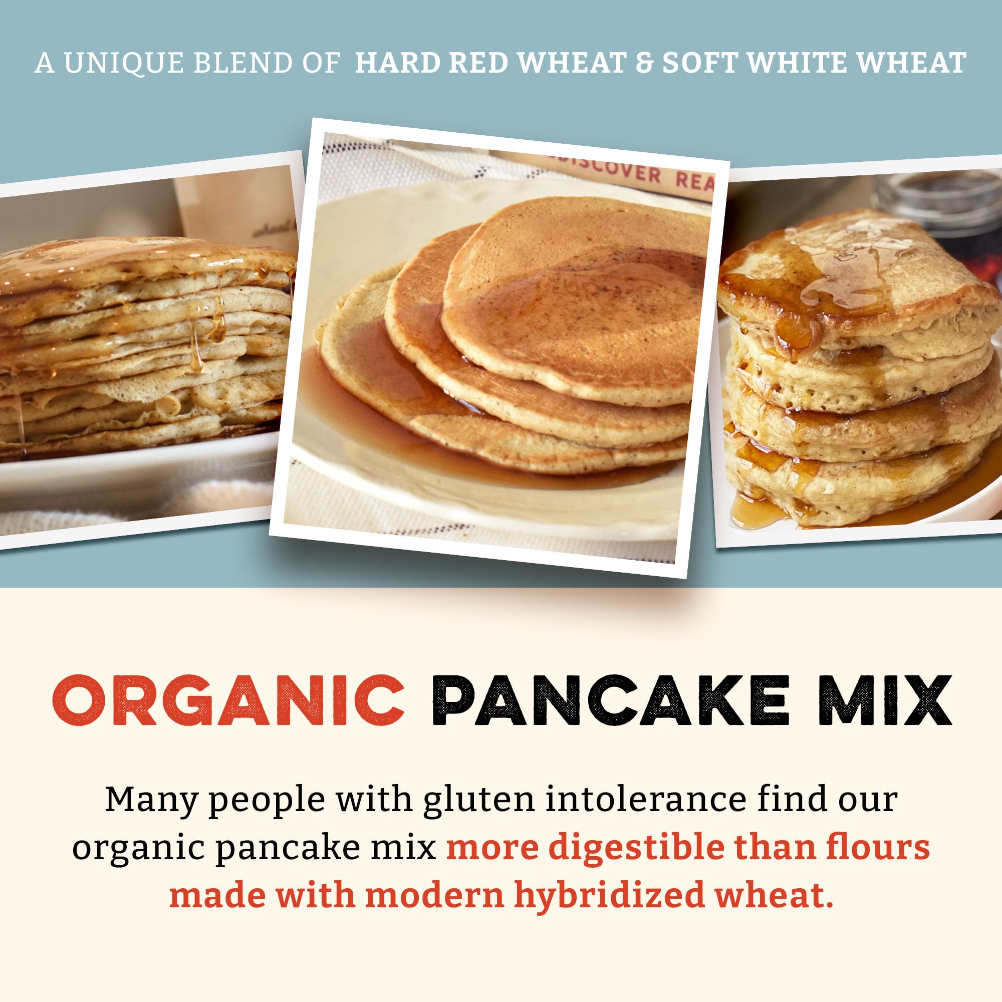 Pouring batter from a cup into a pan using Sunrise Flour Mill mix.