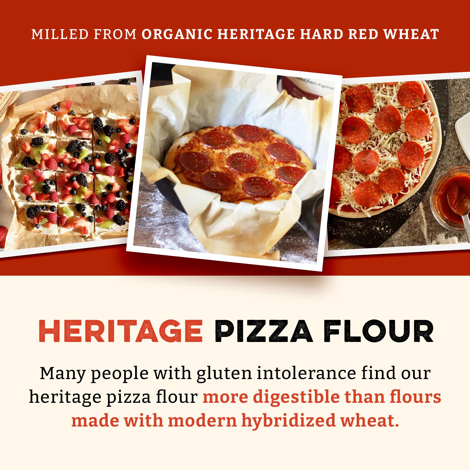 Sunrise Flour Mill ready-to-roll pizza dough image suggesting kitchen versatility
