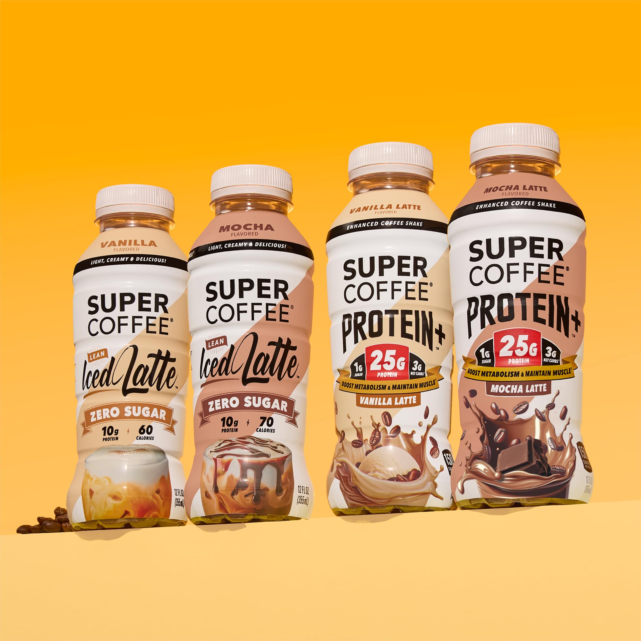 SUPER COFFEE 12-pack display for convenient daily caffeine