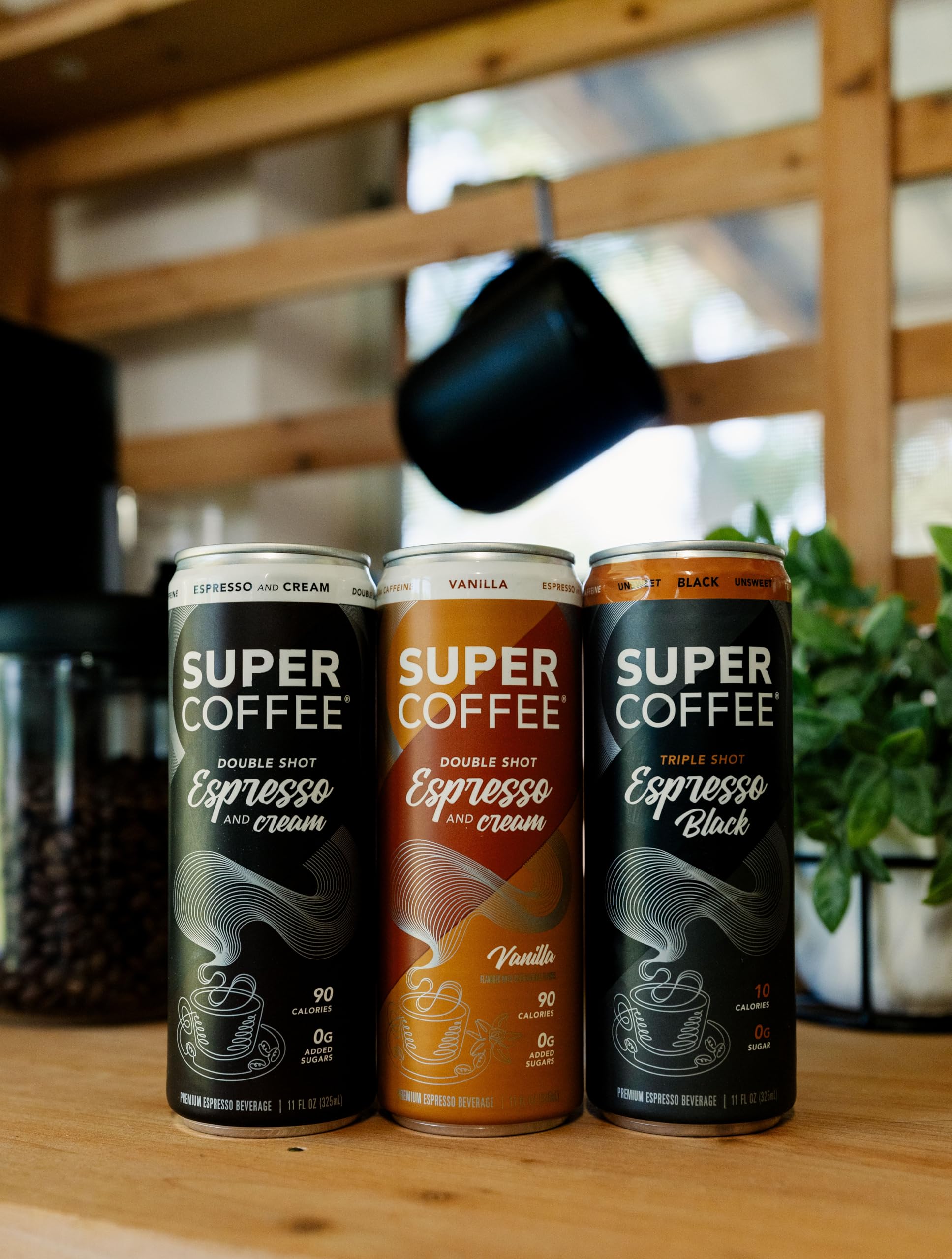 Super Coffee Espresso soyfree glutenfree icons guide dietary-friendly choice.