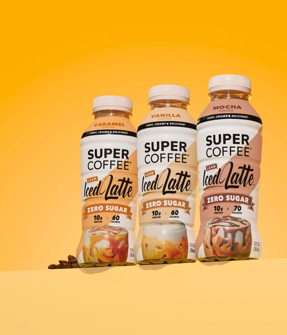 Travel-ready bottle in a bag for quick caffeine