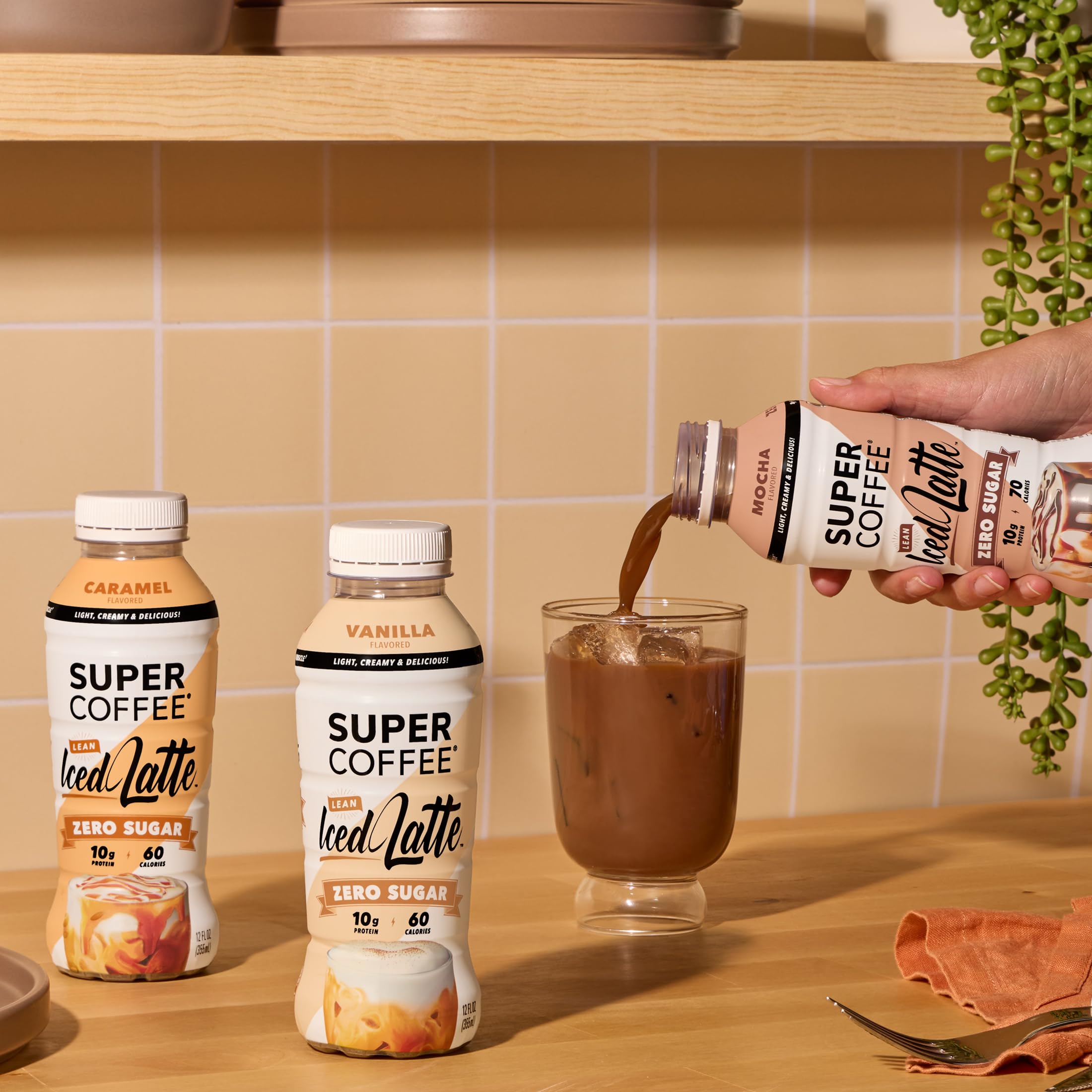 SUPER COFFEE MCT oil boost bottle with smooth texture and energy