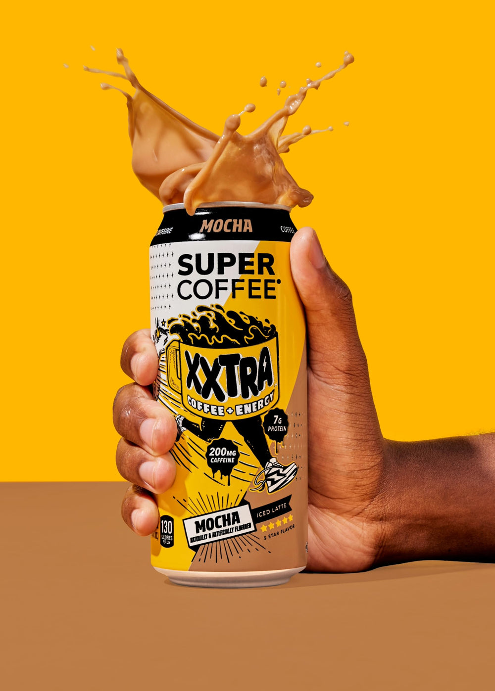 Super Coffee XXTRA mocha ingredients blend, creamy milk and coffee harmony