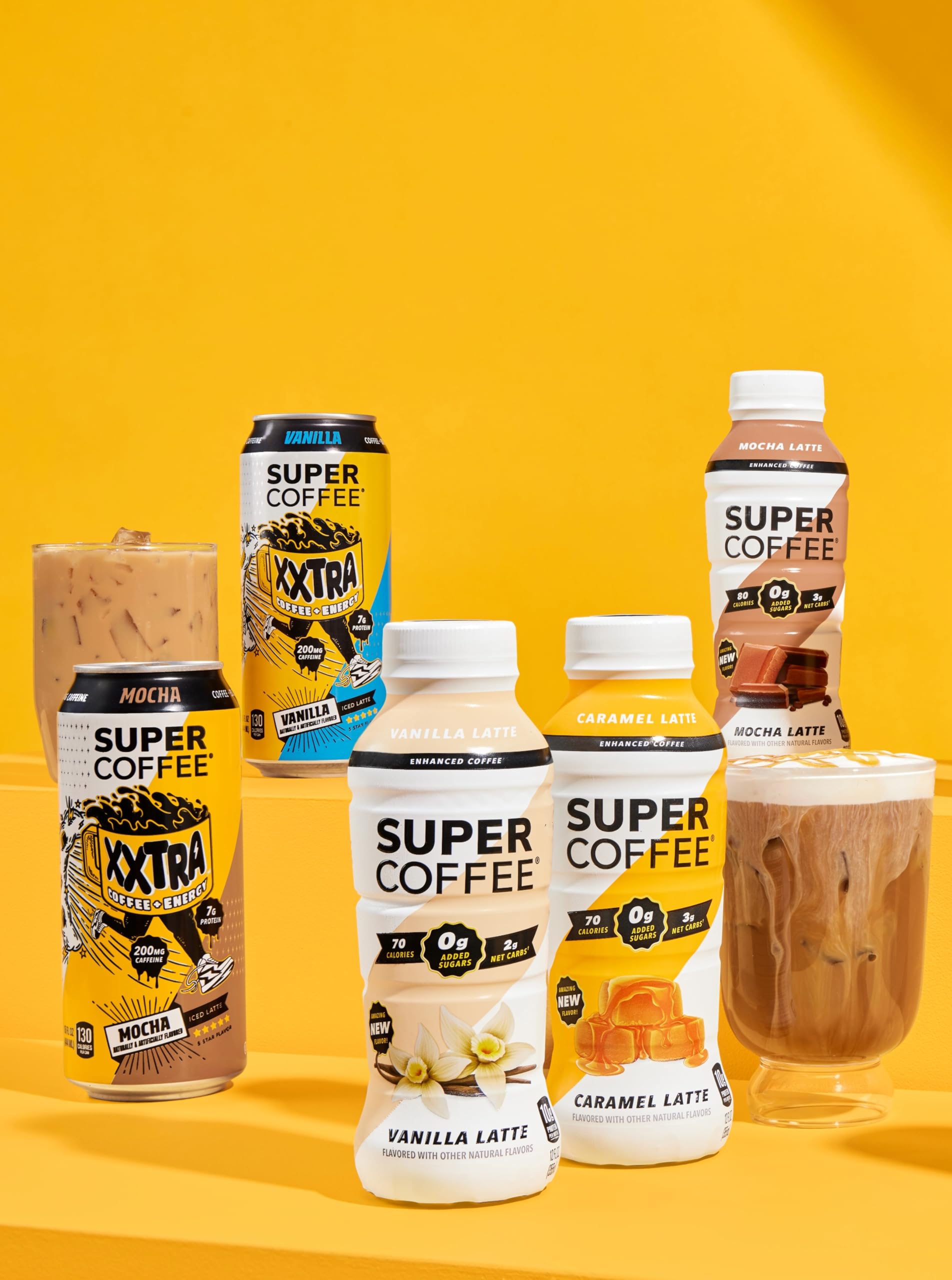 Super Coffee XXTRA mocha on-the-go, grab-and-go energy boost