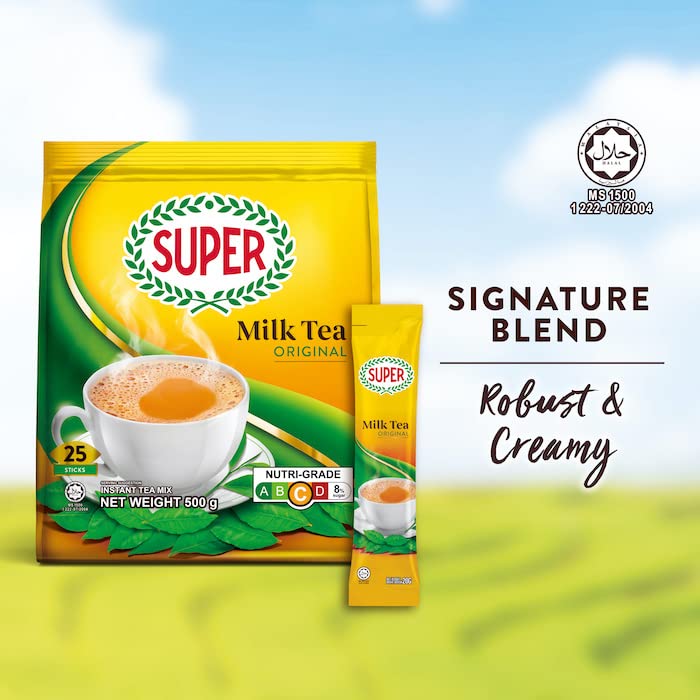 Super Milk Tea Original instant mix dissolving smoothly