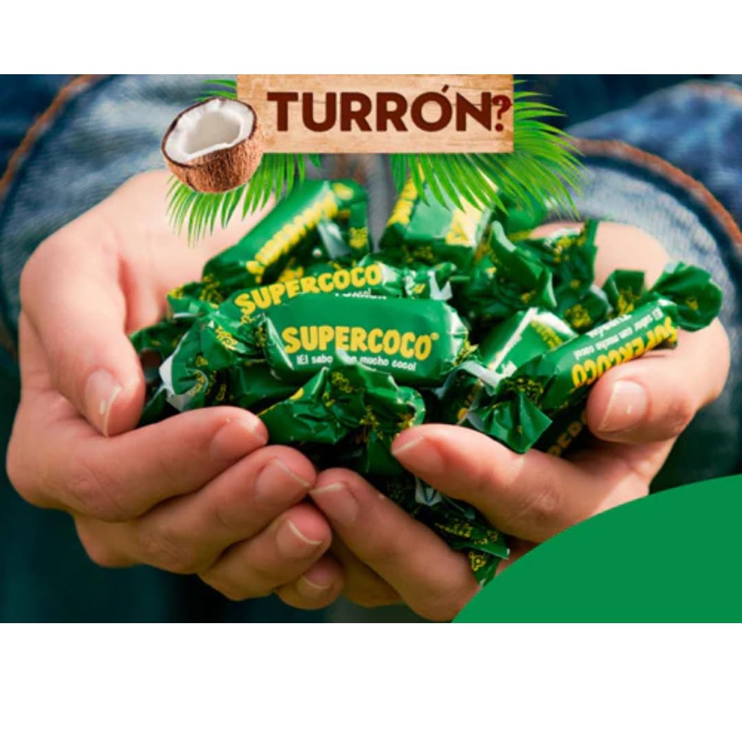 Supercoco Turron 50-piece display ideal for gatherings