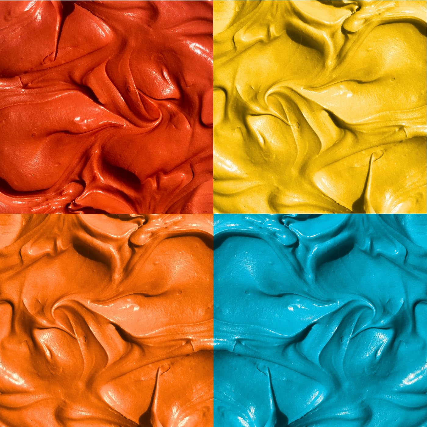 Supernatural orange dye packet close-up adding sunset hues to icing.
