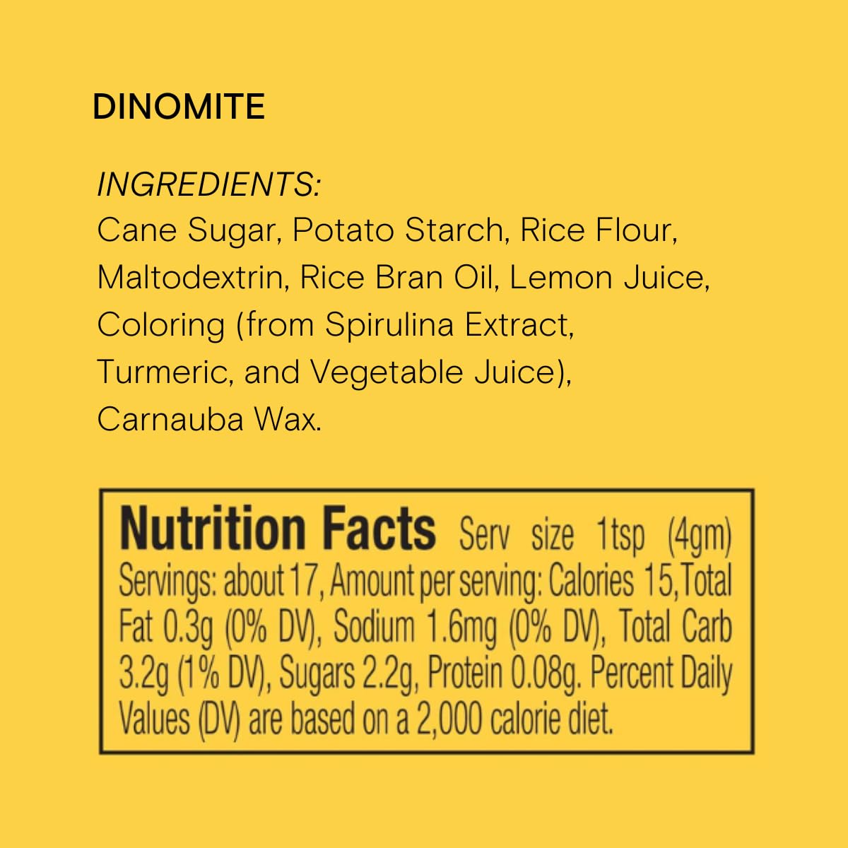 Supernatural Dinomite 3oz bottle ready for baking and lunchboxes