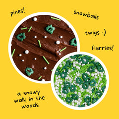 Supernatural Into the Woods sugar strands add delicate sparkle to hot chocolate