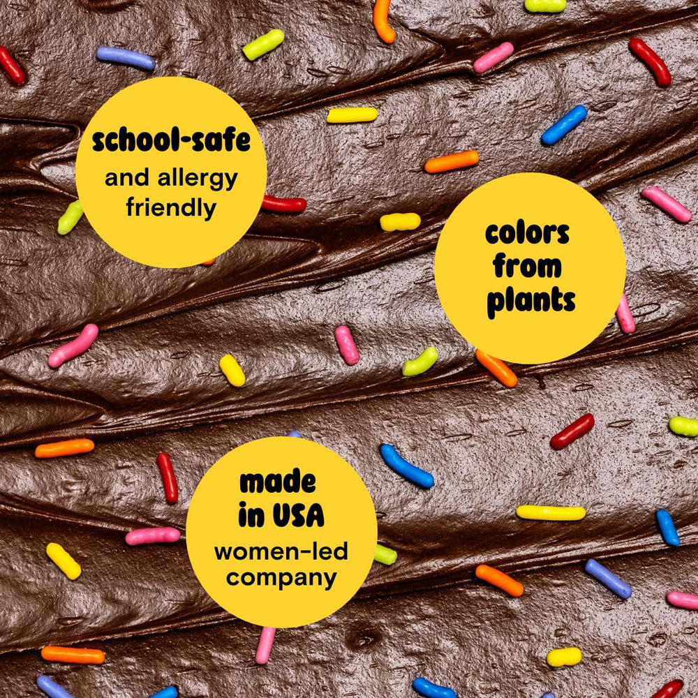 Supernatural Rainbow Softies ingredients plant-based image highlighting no artificial dyes.