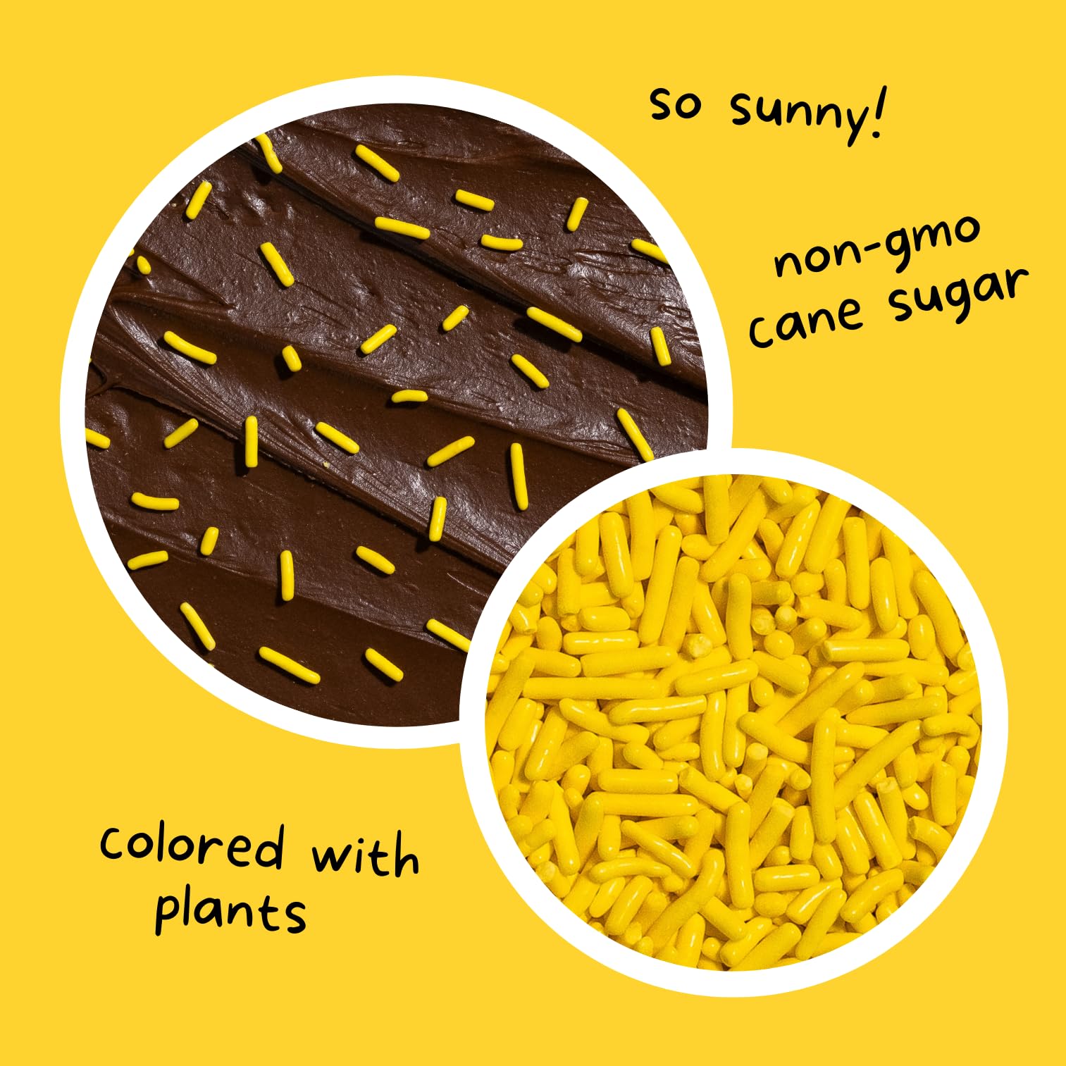 Sunny Yellow sprinkles on pancakes from Supernatural brighten breakfast.