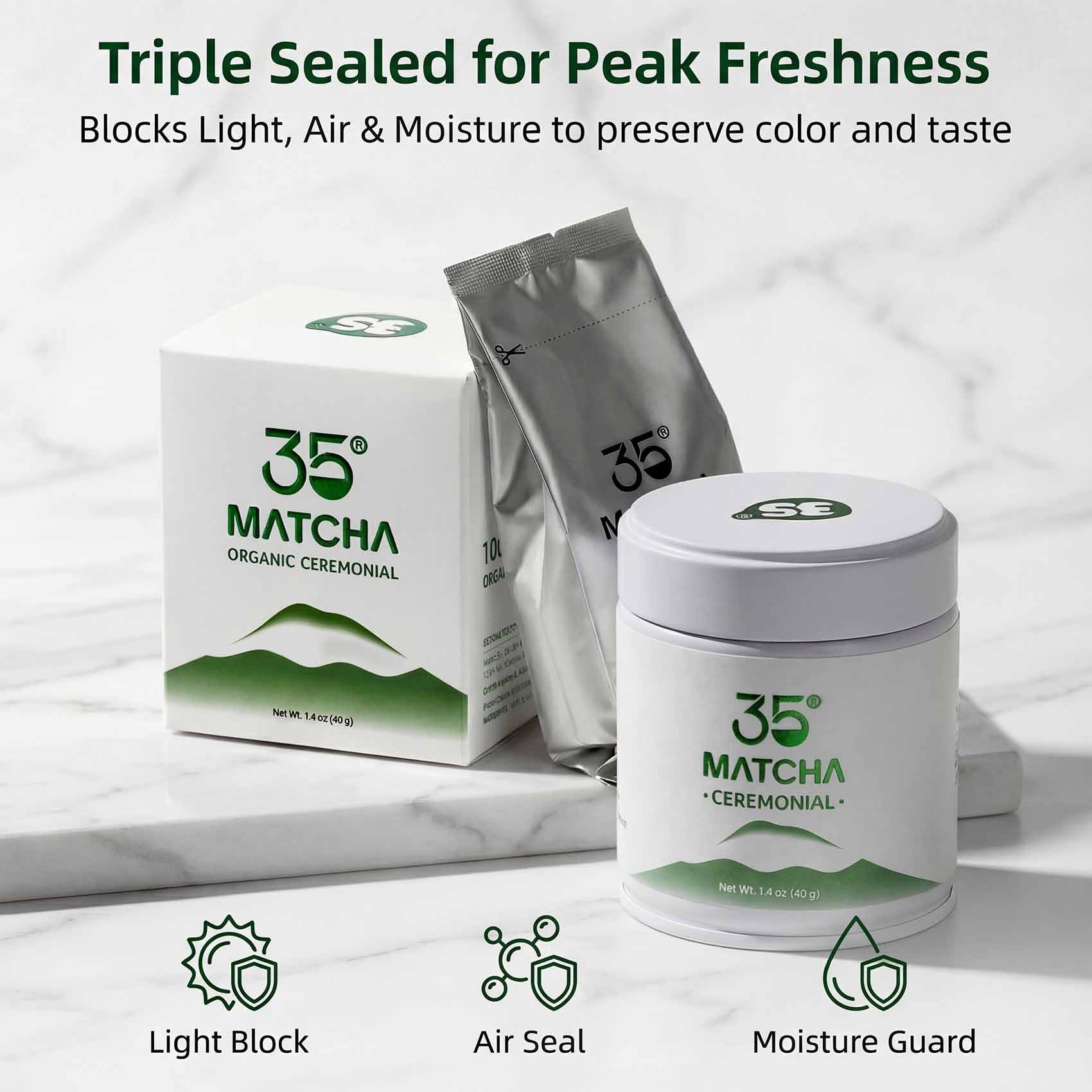 35°N MATCHA customer support is available for guidance within 100 days.