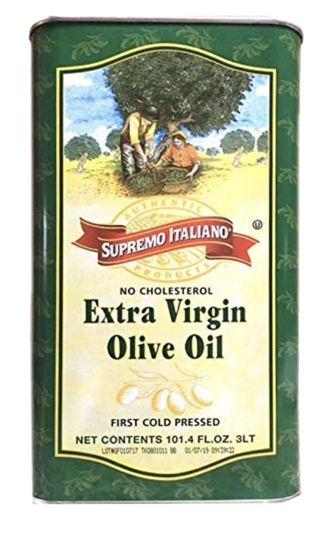 Supremo Italiano 3L can label highlighting origin and premium quality.