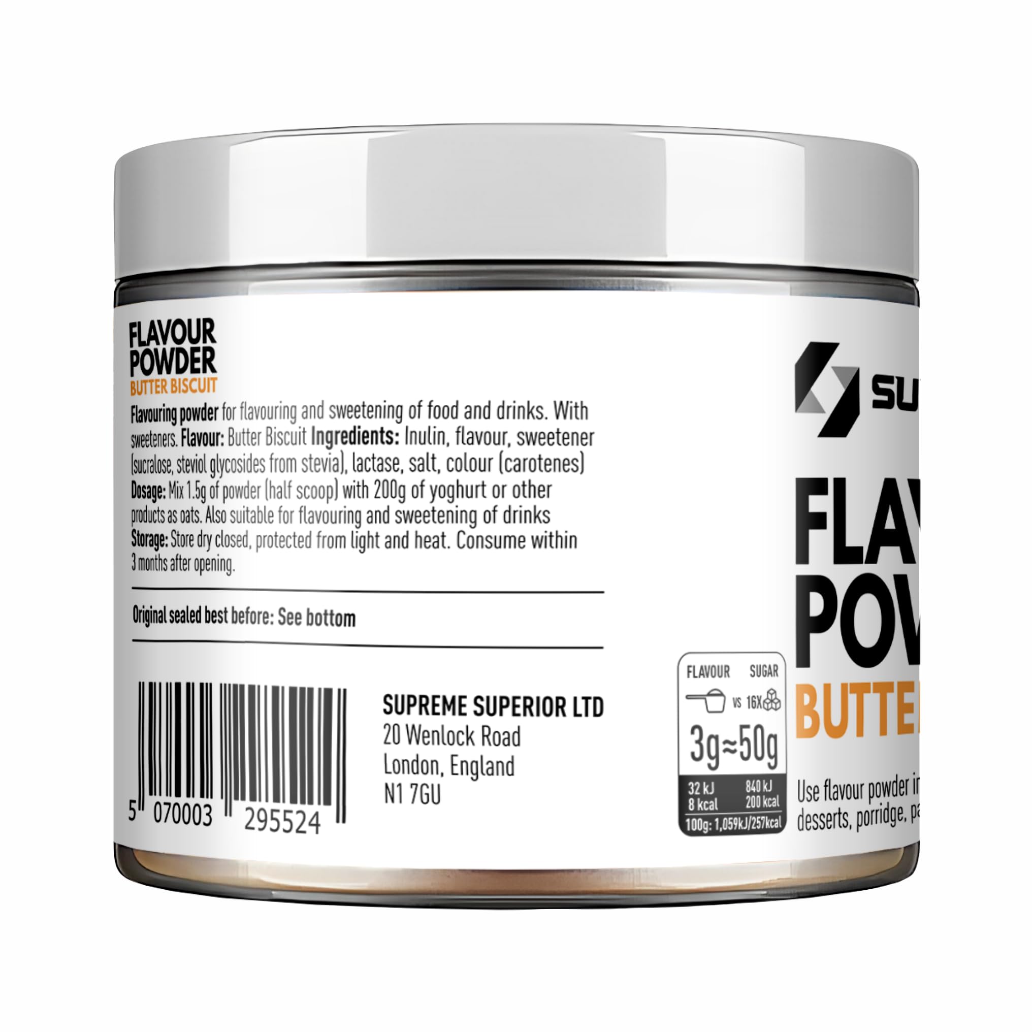 SUPRIVA Flavor Powder lactase-added formula supports lactose digestion