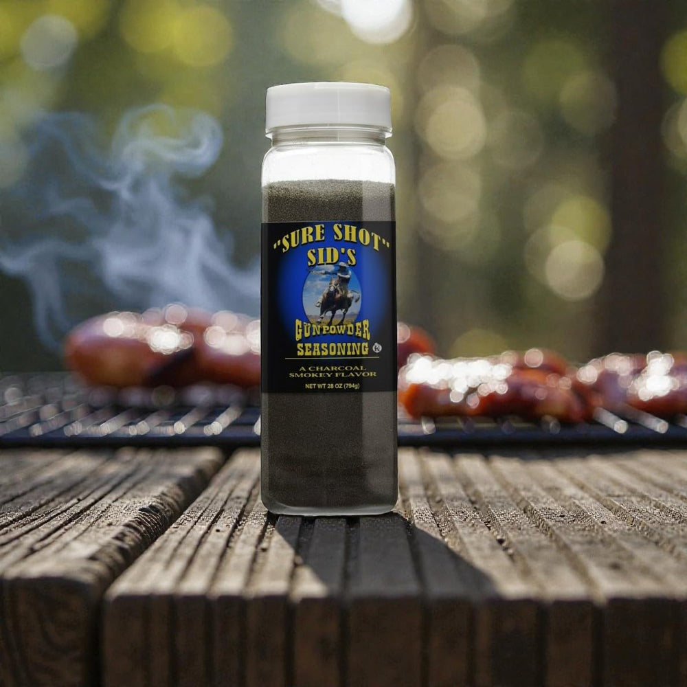 Sure Shot Sid’s Gunpowder Seasoning on chicken adds barbecue bite.