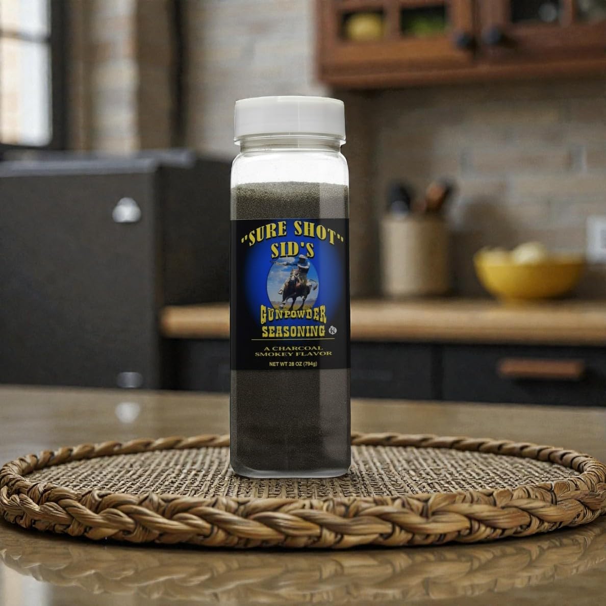 Sure Shot Sid’s Gunpowder Seasoning over vegetables delivers robust flavor.