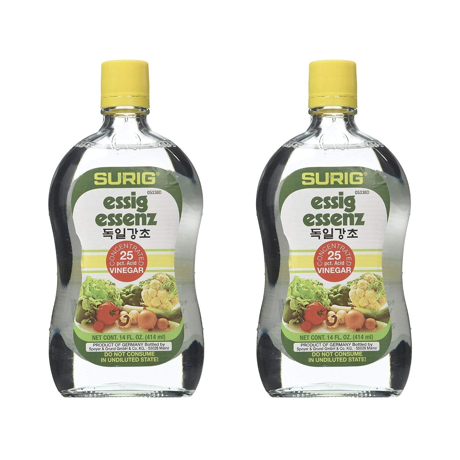 Surig Essig Essence Vinegar bottle for cooking and cleaning tasks