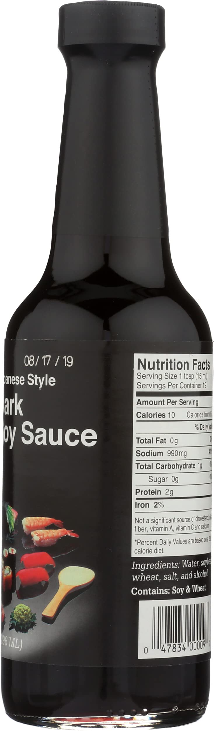 Sushi Chef dark soy sauce in pantry setup, ready for daily cooking.