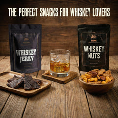Swag Brewery Maple Bourbon Jerky in a foil bag, bold, smoky, and maple-kissed.