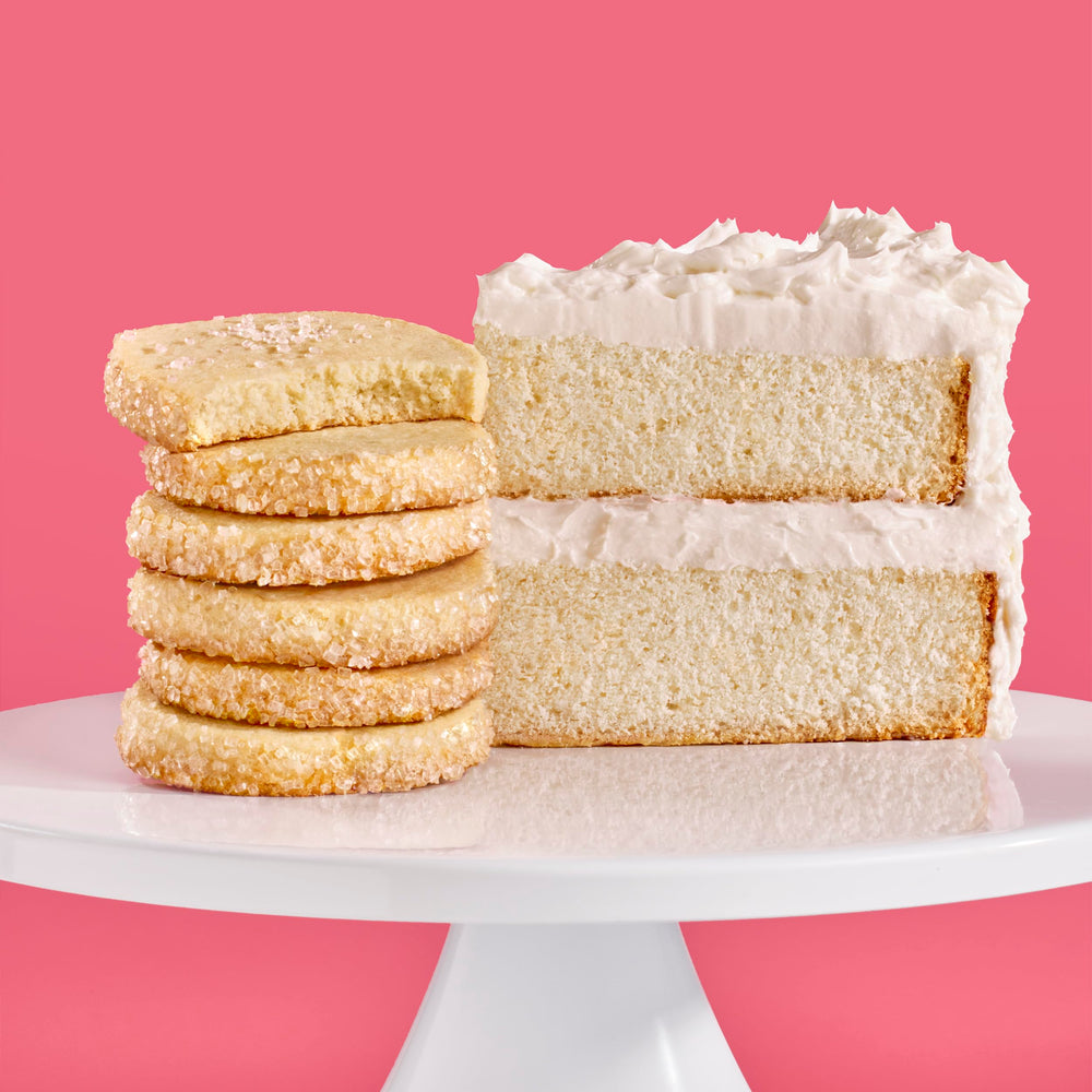Swans Down pancakes stack shows fluffy, golden results.
