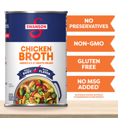 Swanson broth on the stove, simmering for soups and stews.