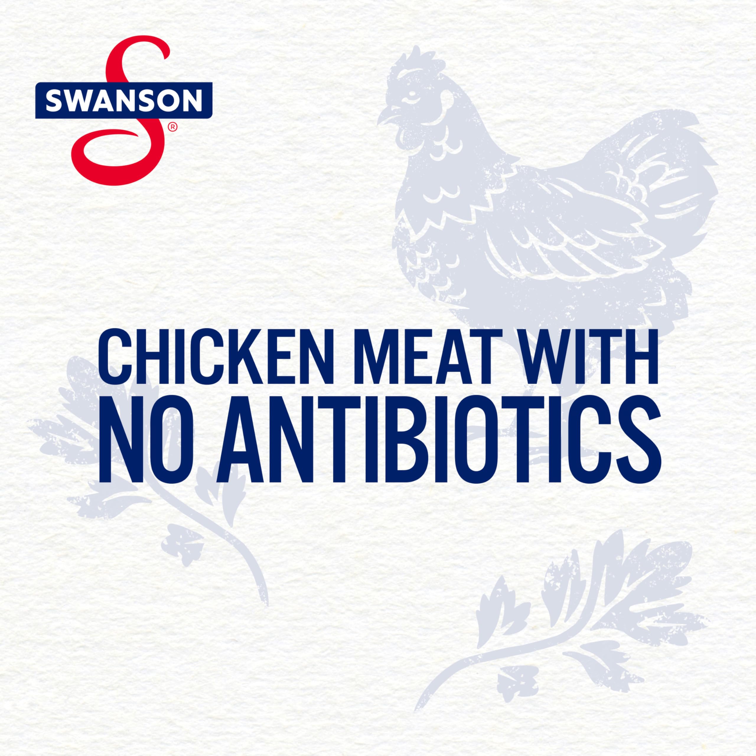 Fully cooked chicken chunks in water ready to toss into your salads.