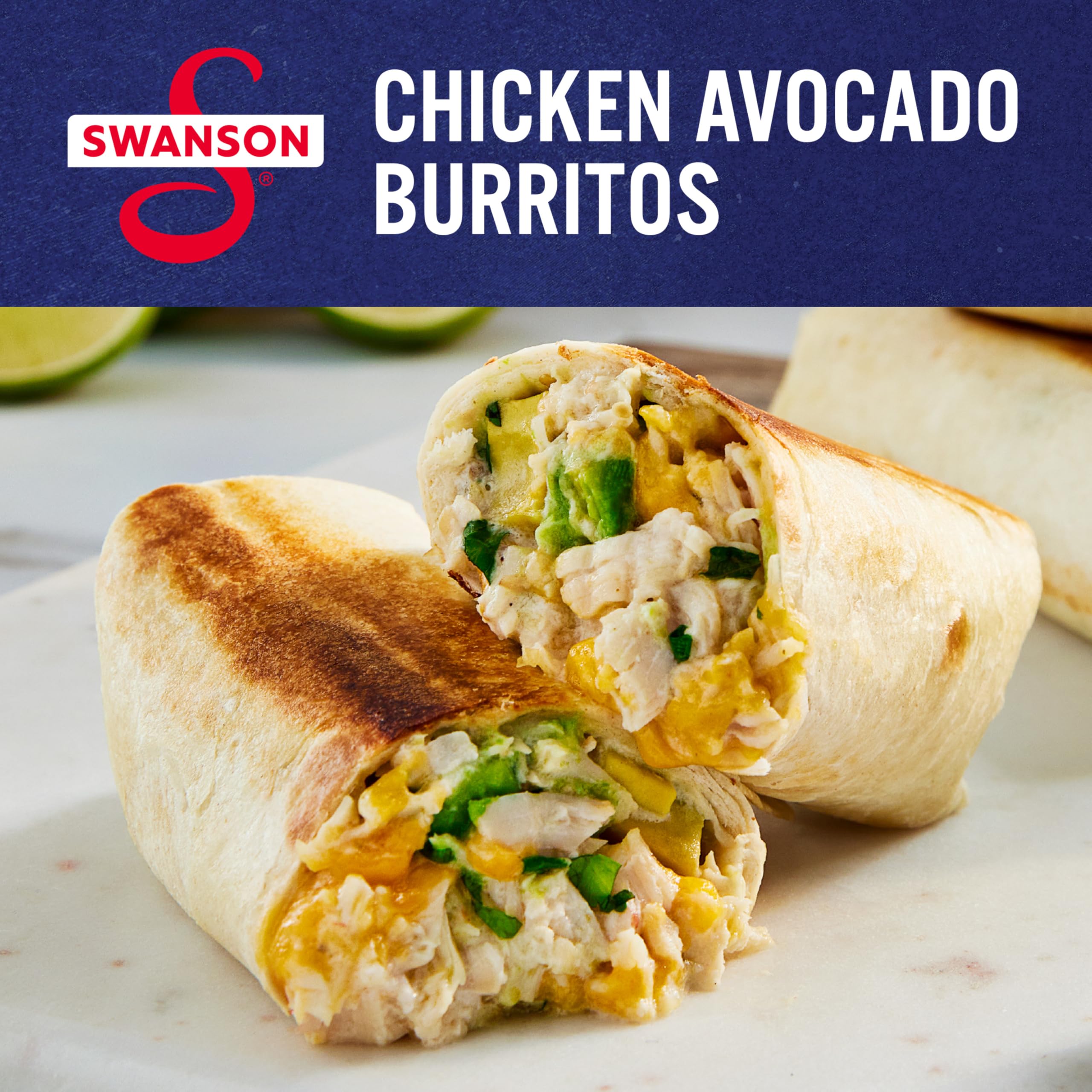 Swanson kitchen scene product display showing canned chicken