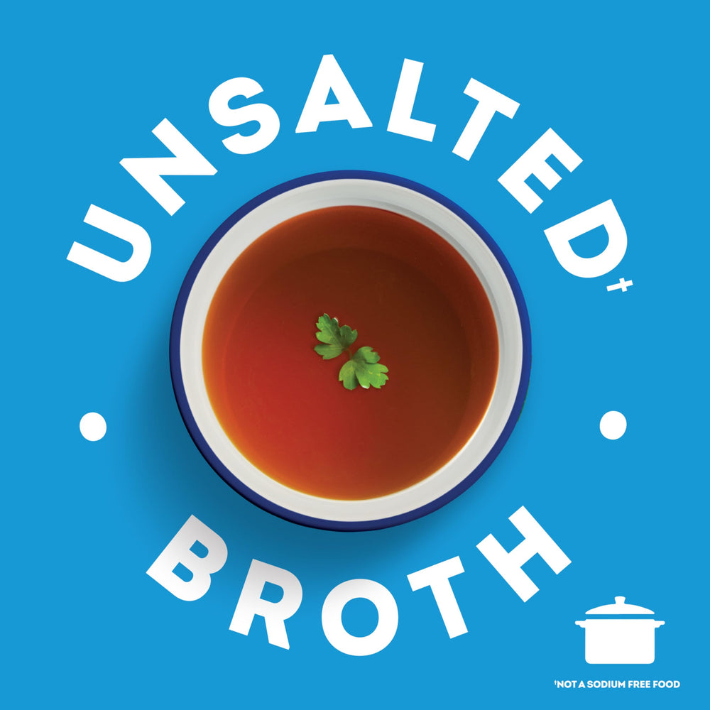 Swanson S beef broth with steaming rice for flavorful daily meals