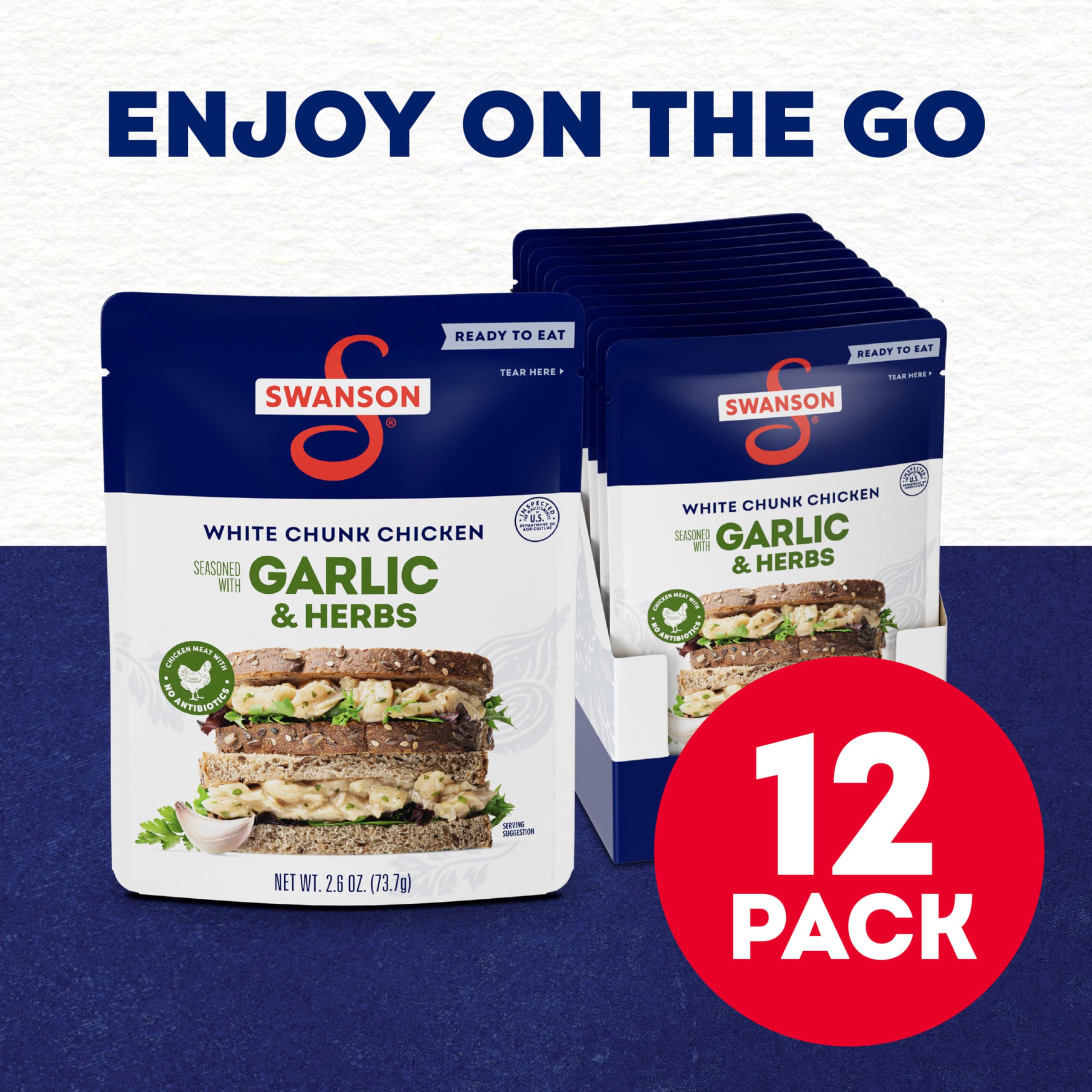 Swanson S garlic and herbs chicken highlighting antibiotic-free preparation for quick meals
