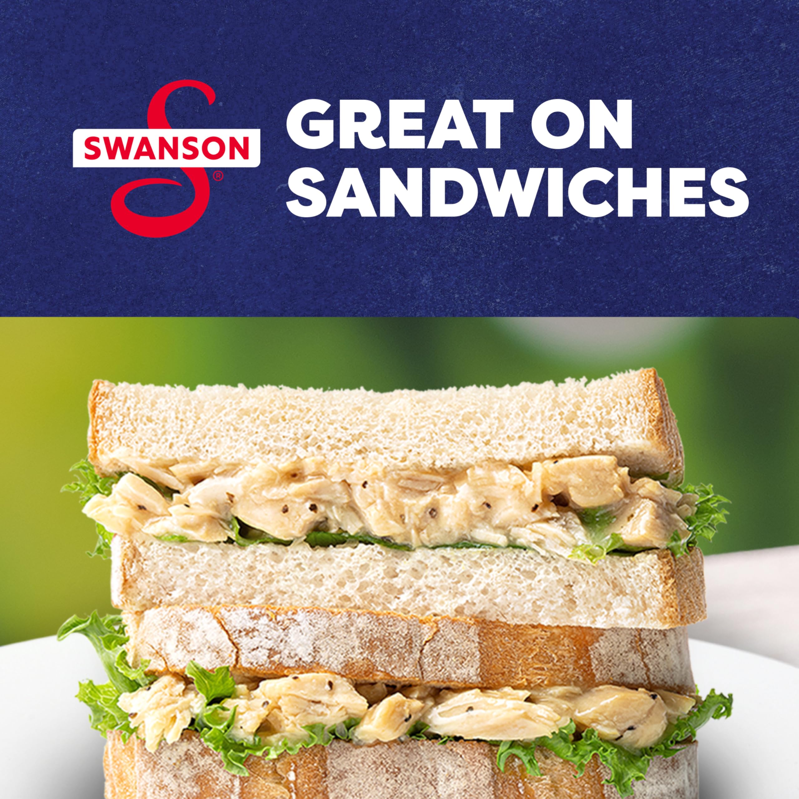 Swanson S lemon pepper chicken pairs with crackers or salads.
