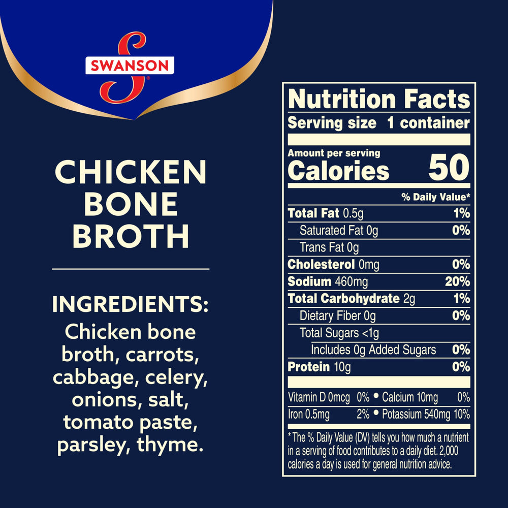 Swanson Sipping broth microwavable cup with quick heat-and-sip prep