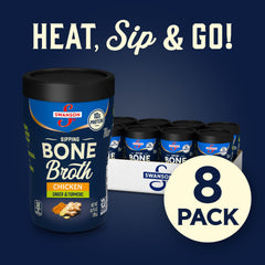 Swanson Sipping Bone Broth microwavable cup ready to heat and sip