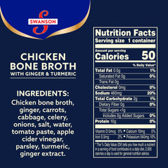 Swanson Sipping Chicken Bone Broth microwavable cup ready to heat and sip