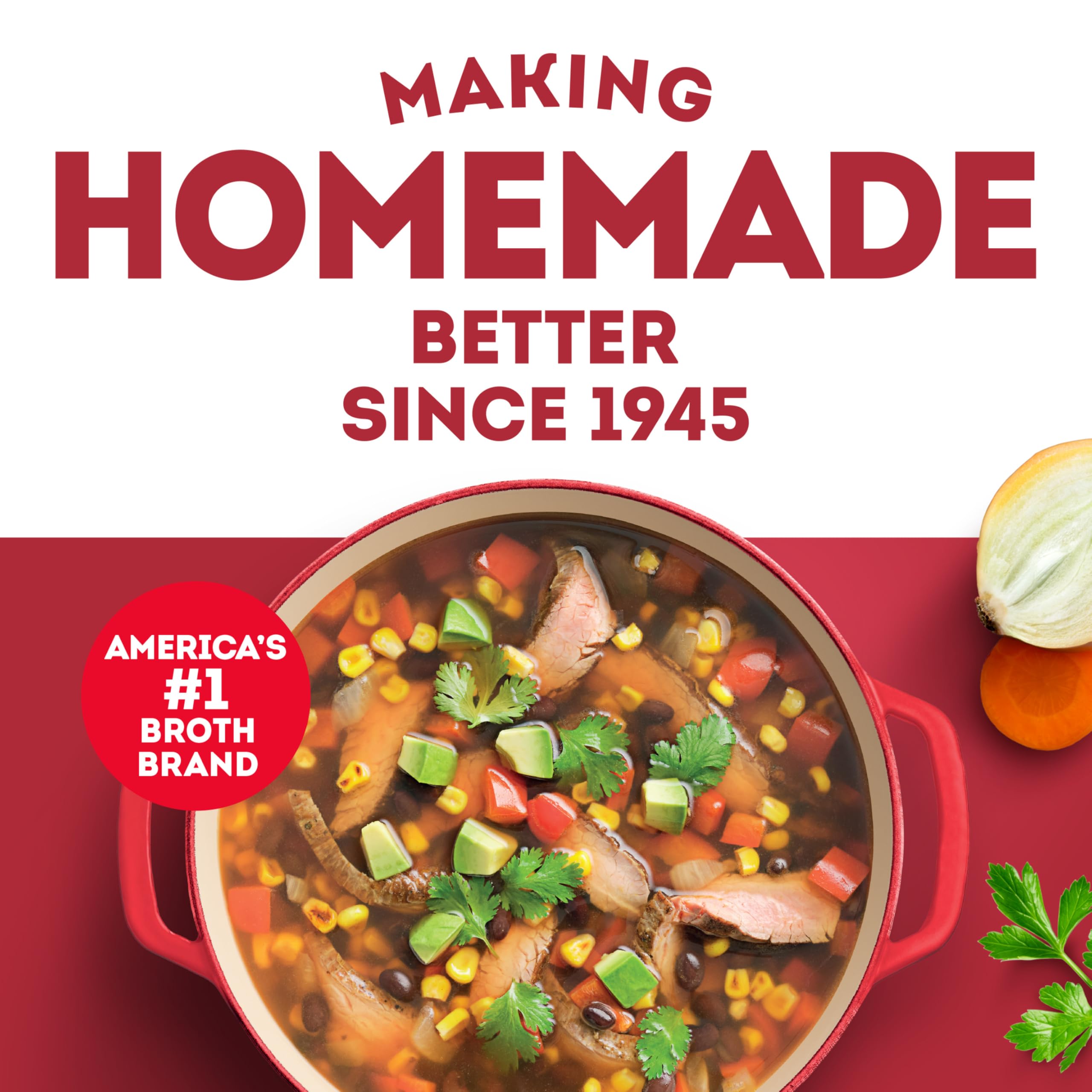 Swanson Spicy Beef Broth pour — adds heat to sauces and sautés.