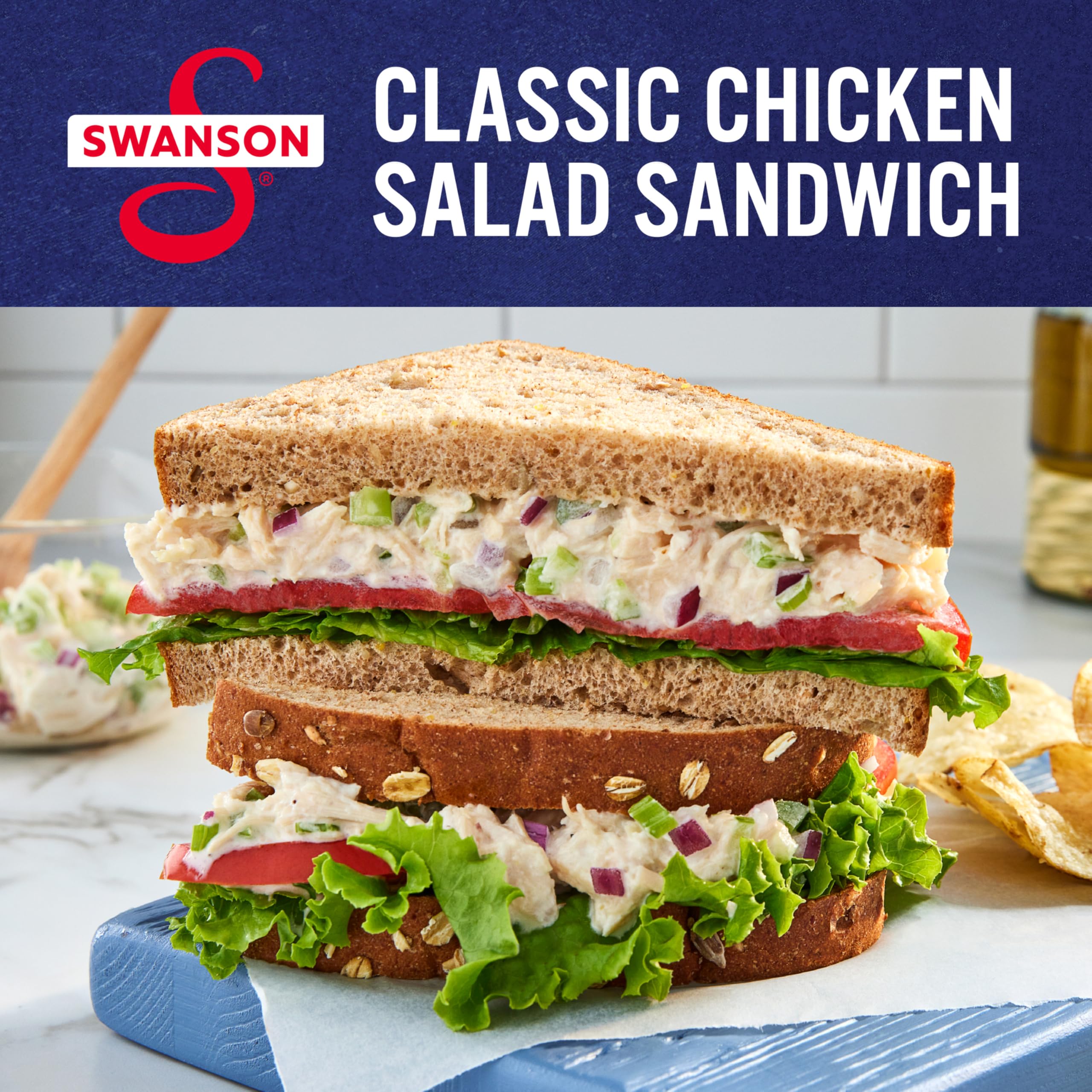 Swanson chicken in water can with easy weeknight dinner option