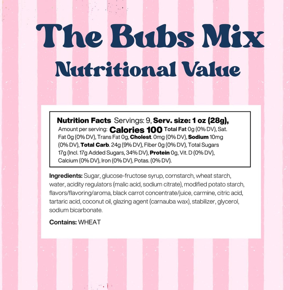 Swedish Candy Chef Bubs Ovals – chewy oval gummies great for sharing.