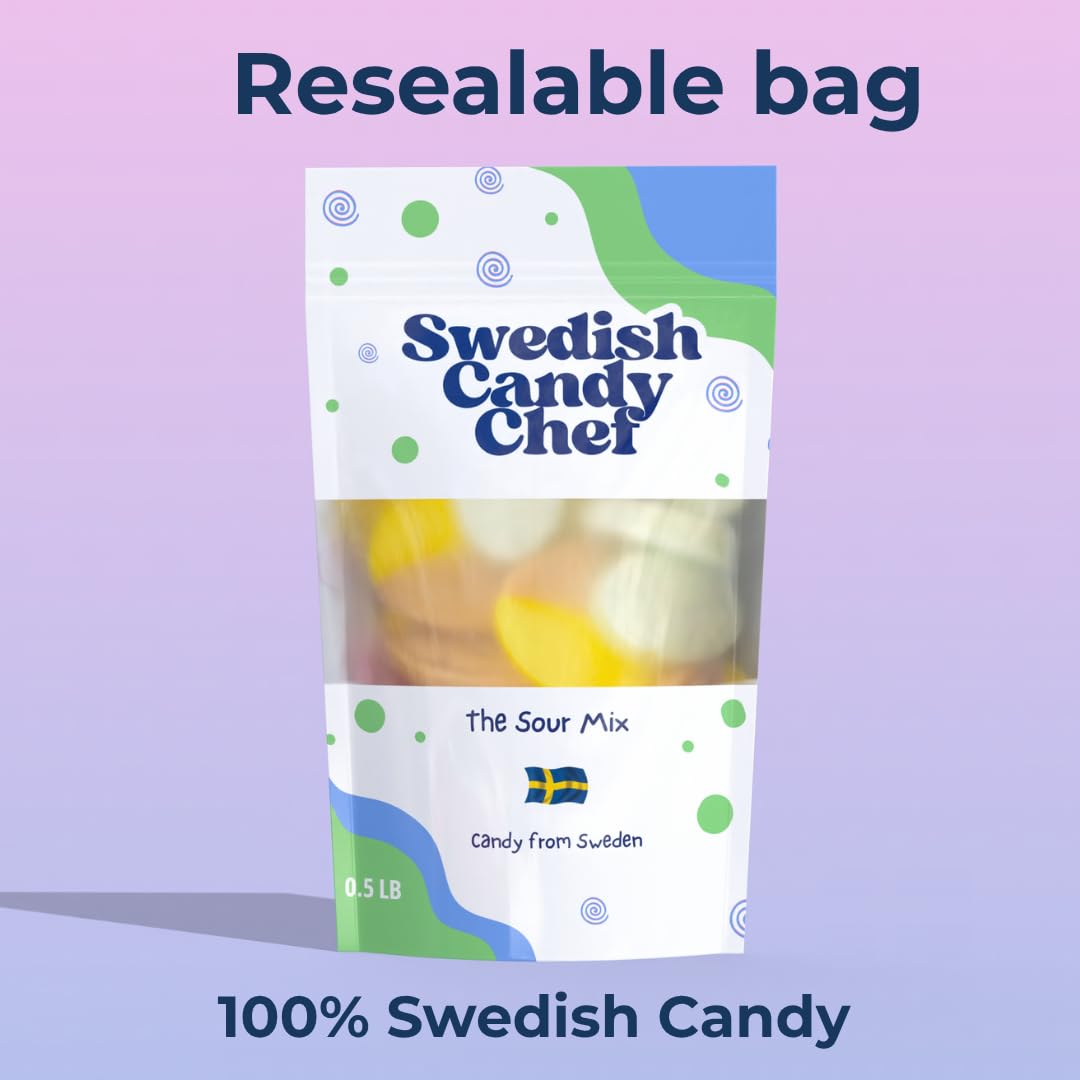 Swedish Candy Chef hand-packed Swedish snacks from Sweden, premium freshness.