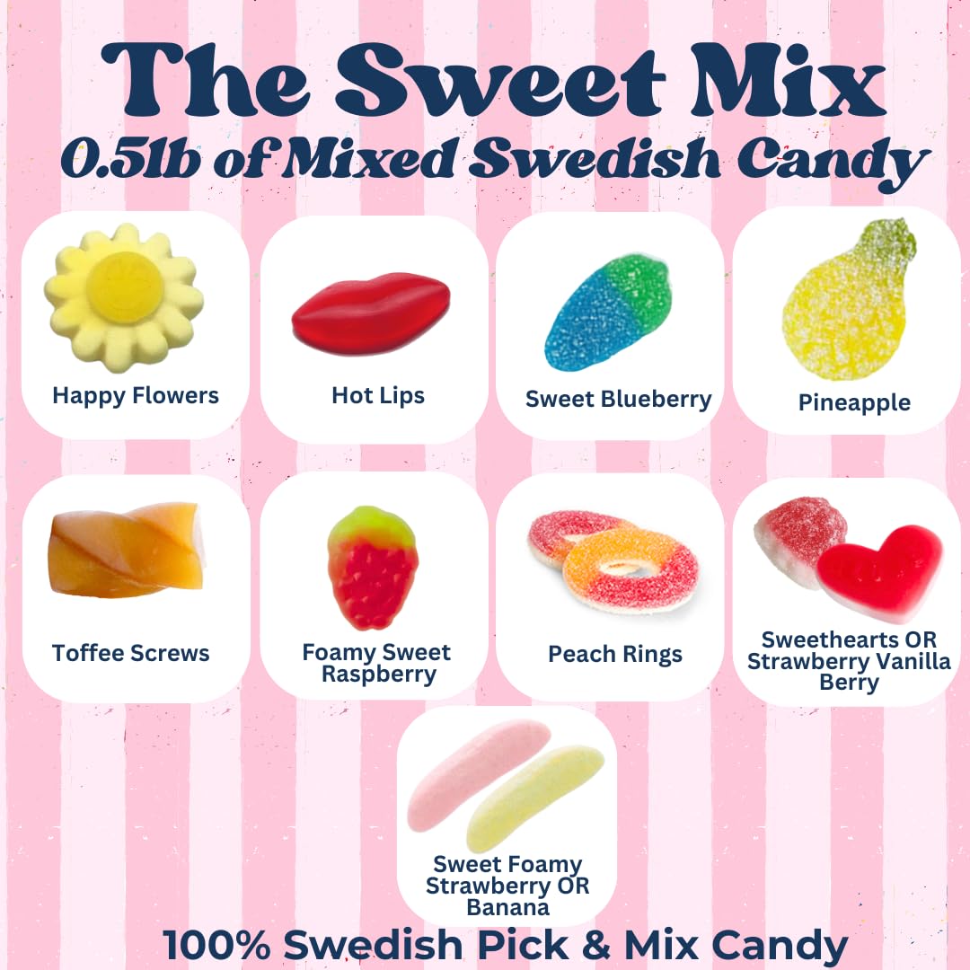 Swedish Candy Chef hand packed in Sweden evokes artisanal quality
