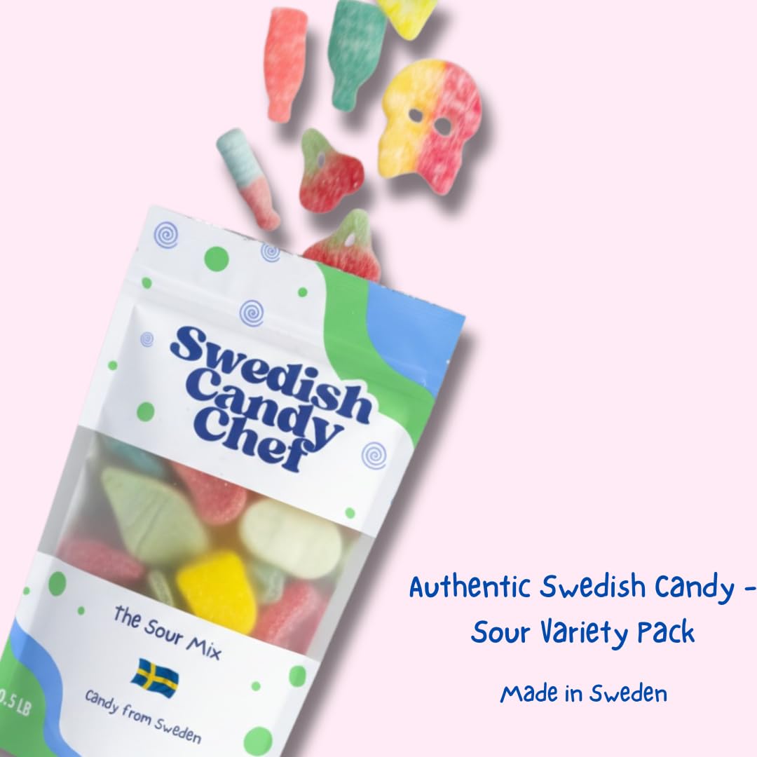 Swedish Candy Chef varied candy collection for playful snacking moments.