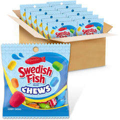 Swedish Fish bulk bags show vibrant fruit flavors for easy snacking