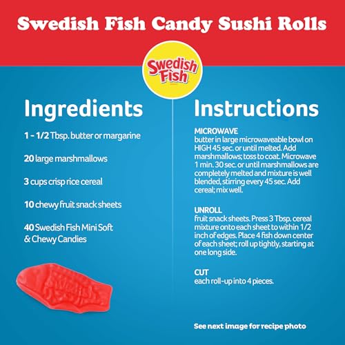 Swedish Fish bulk candy for stocking offices and homes