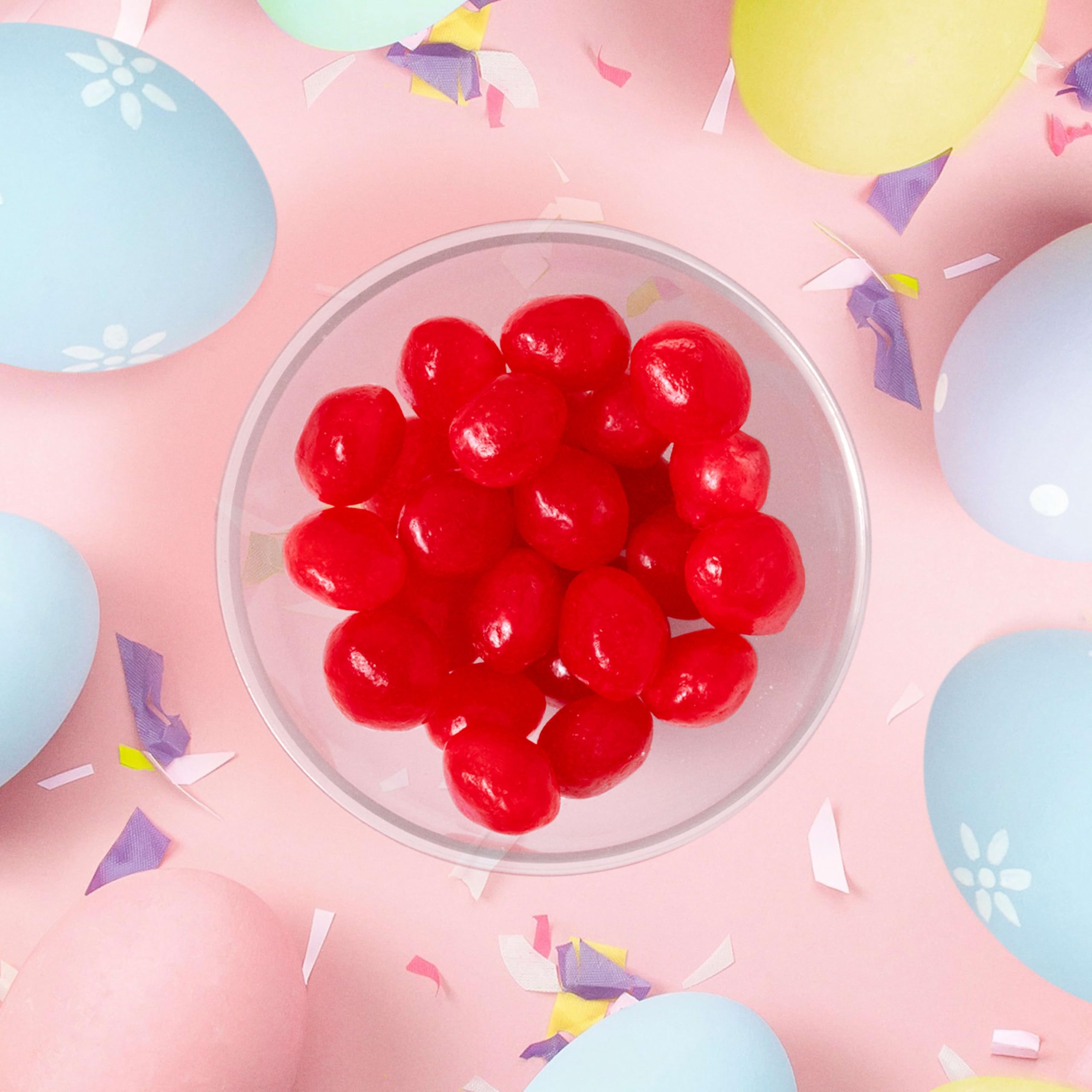 Party favors featuring Swedish Fish jelly beans for Easter events