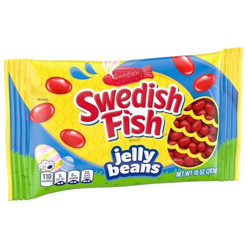 Serving suggestion: Swedish Fish jelly beans in a candy platter