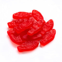 Close-up of Swedish Fish mini candy package – colorful fruity flavor preview