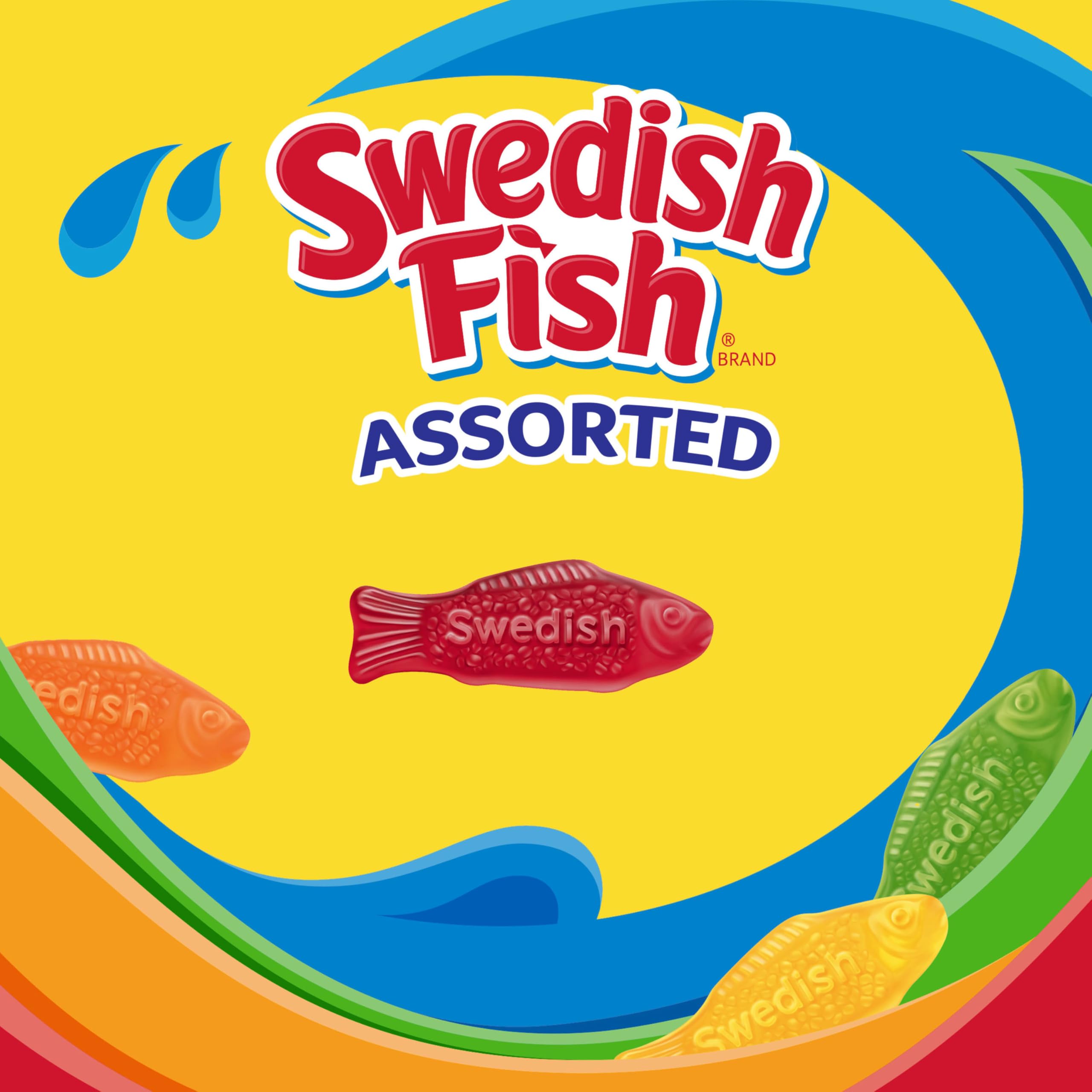 Swedish Fish for holidays and trick-or-treats with assorted flavors