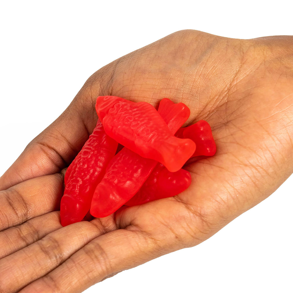Packaging variations may occur with Swedish Fish bulk packaging.