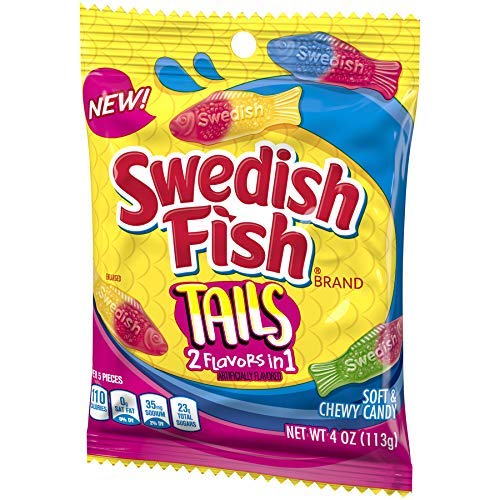 Swedish Fish Tails dual-flavor format sparks flavor exploration.