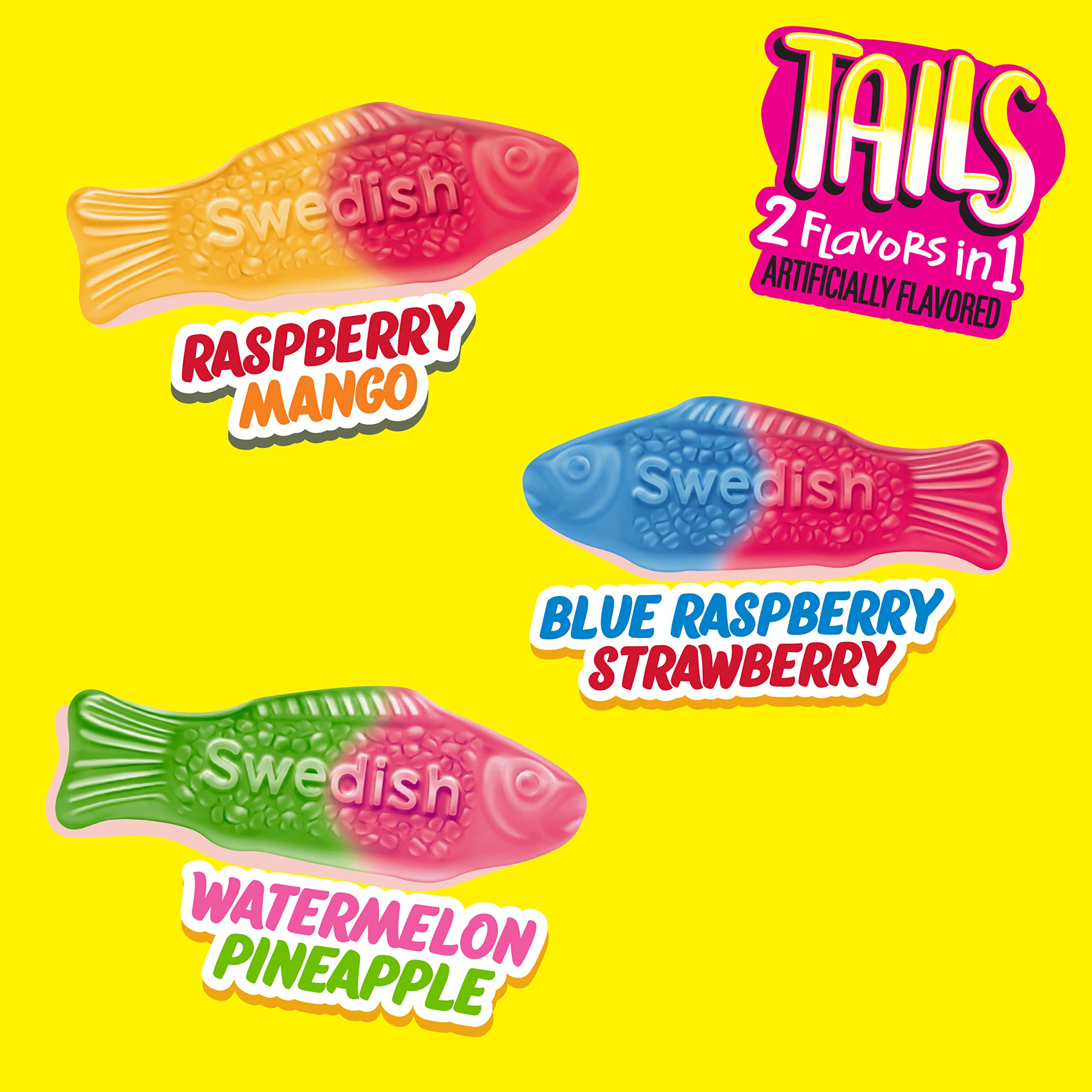 SWEDISH FISH Tails party-favors photo presents colorful, shareable candy for celebrations